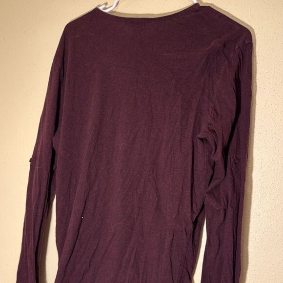 Burgundy casual shirt - Picture 4 of 4